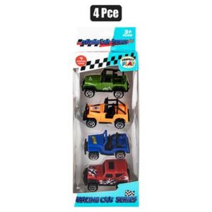 Perfect Play Jeep Bright 4-piece 27 x 19cm Each Toy Vehicle