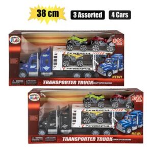 Perfect Play Playset Truck&trailor 4quads 38cm Toy Vehicle