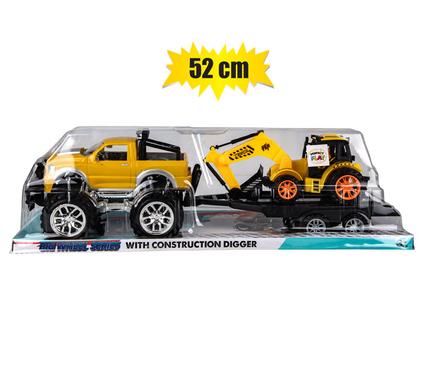 Perfect Play Friction Jeep Trailer Set 52cm Toy Vehicle