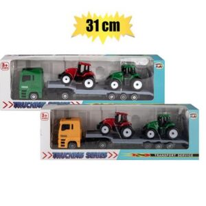 Perfect Play Transporter with Tractors 31cm Toy Vehicle