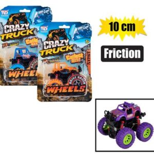 Monster Stunt Friction 10cm Toy Vehicle – Assorted