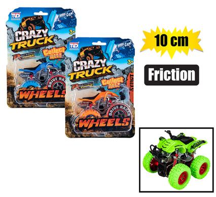 Jeep Monster Quad Friction 10cm Toy Vehicle