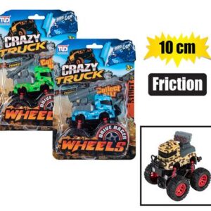Monster Friction Truck 10cm Toy Vehicle – Assorted