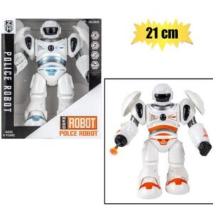 Perfect Play Battery Operated Robot White 21cm