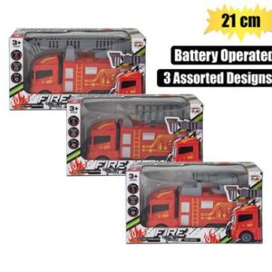 Perfect Play Battery Operated Fire Rescue Car 21cm
