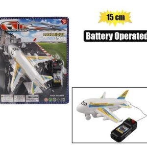 Perfect Play Battery Operated Plane Lc 15 x 15cm