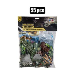 Perfect Play Boys Playset Figurine Combat Set 55-piece