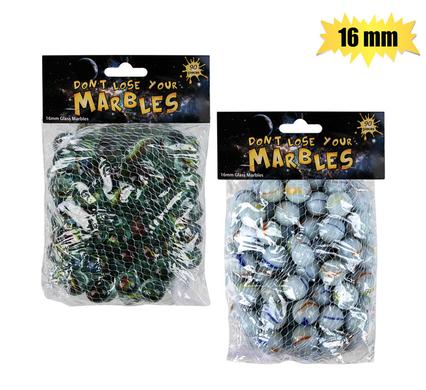 Boys Playset Game Marbles 16mm 90-piece
