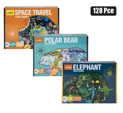 Jigsaw Puzzle Animal Shaped 128-piece