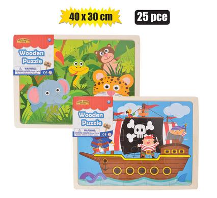 Puzzle Wood Jigsaw 40 x 30cm 25-piece