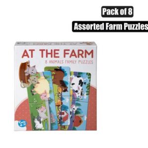 Jigsaw Puzzle At the Farm 16-piece 8 Assorted