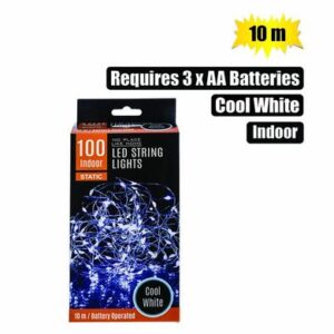 Light Fairy led-100x Cool White 10m Battery-operated