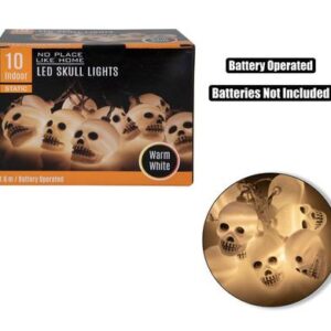 Light Fairy led-10xskull White 1.65m Battery-operated