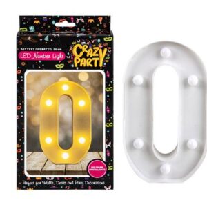 Ornament LED Light Up Number Battery-operated - 0