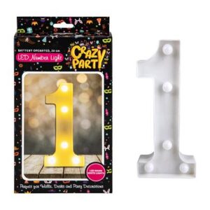 Ornament LED Light Up Number Battery-operated - 1