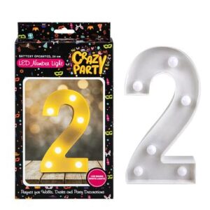 Ornament LED Light Up Number Battery-operated - 2