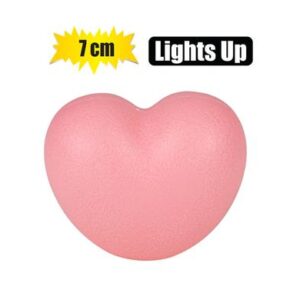 Ornament Light Heart 6.5 x 8cm Battery-operated – Assorted