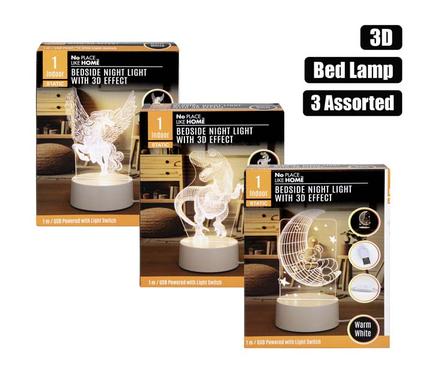 Ornament Light Bedside Lamp 3D Visual Usb Ass