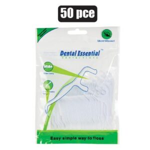 Tooth Dental Floss Picks 50-piece