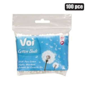 Voi Cotton Earbuds 100-piece in Zipbag