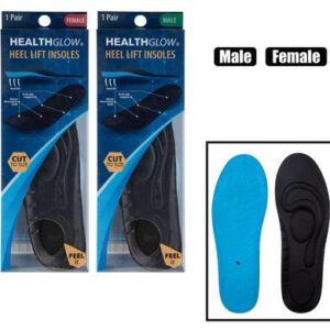 Health Glow Inner Soles 1 Pair Heel Support