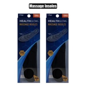 Health Glow Inner Soles 1 Pair Massage Padding
