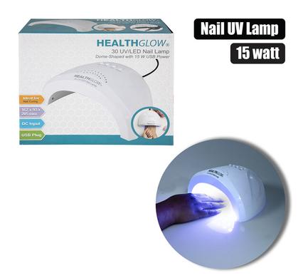 Health Glow Nail Uv Lamp Dome Shaped 15w Usb Power