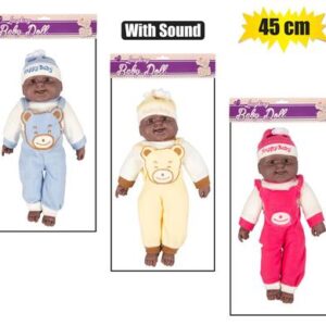 Baby with Sound 45cm Doll – Assorted