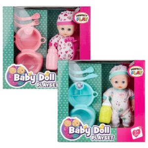 Perfect Play Baby 27cm with Feed Accessories Doll