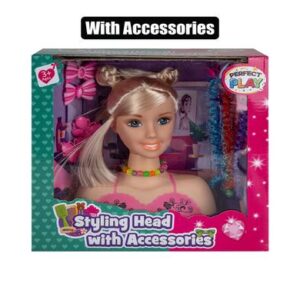 Perfect Play Fashion Styling Head with Accessories Doll