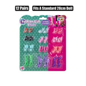 Perfect Play Fashion Doll Shoes 12 Pairs