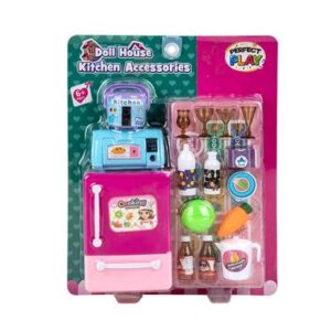 Perfect Play Fashion Access Fridge & Grocery Set Doll