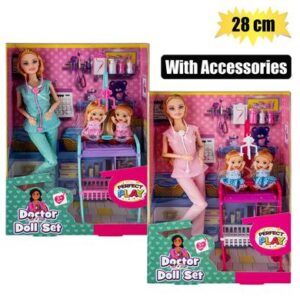 Perfect Play with Babies and Accessories Doll