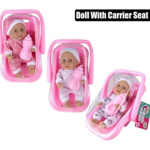 Perfect Play Baby Doll with Carrier Seat