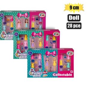 Perfect Play Pocket Scented Set 28-piece 9cm Doll