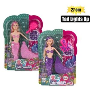 Perfect Play Mermaid Light Up Tail 27 Cm Doll