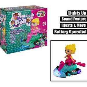 Perfect Play Battery-operated Doll & Car with Light Music Doll