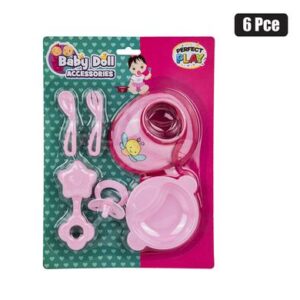 Perfect Play Baby Doll Accessory Feeding 6-piece Set