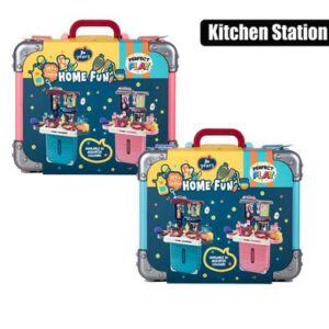 Perfect Play Playset Storage Kitchen Station Assorted