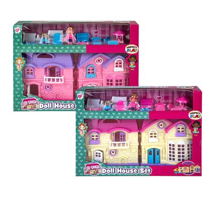 Perfect Play Doll House with Acc 28 x 21cm Play Set