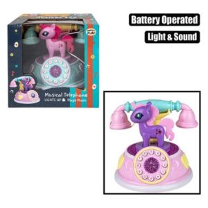 Playset Battery-operated Phone with Lights and Music