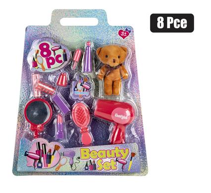 Perfect Play Playset Beauty Set with Plush Bear