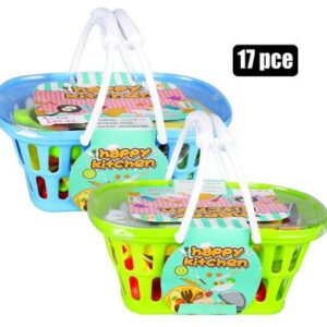 Playset Kitchen in Basket 17-piece