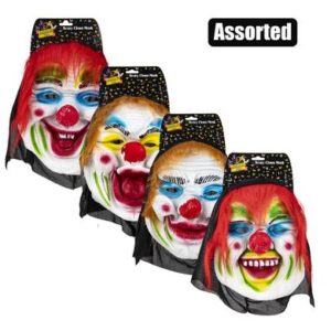 Scary Clown Mask (Dress-Up) – Assorted