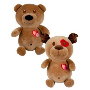 Besties Plush Love Bear / Dog Brown 30cm