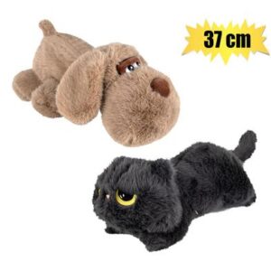 Besties Plush Dog/black Cat 37cm