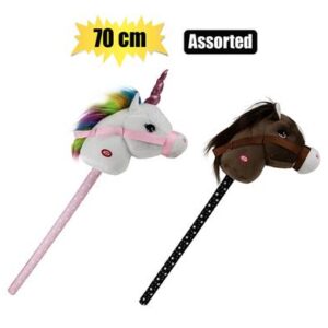 Besties Plush Riding Stick 70cm Assorted