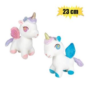 Besties Plush Unicorn Rainbow Hair with Wings 23cm