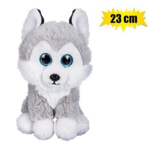 Besties Plush Dog Husky Big Eyes 23cm
