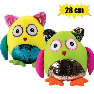 Besties Plush Bright Owl with Foambeads 28cm